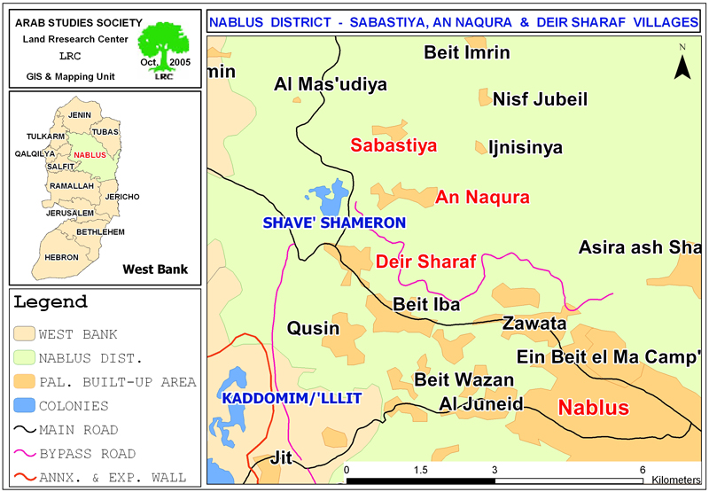 Establishment of a New Colonial Outpost in Sabastiya Town/ Nablus Governorate | LRC