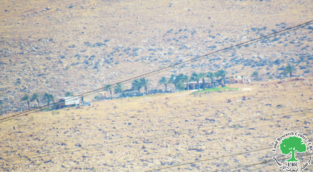Concurrent with the evacuation of the Arab Ein ar Rashash community... settlers take over the area and bulldoze lands to begin rehabilitating a bypass road around the area / Duma village - Nablus Governorate | LRC