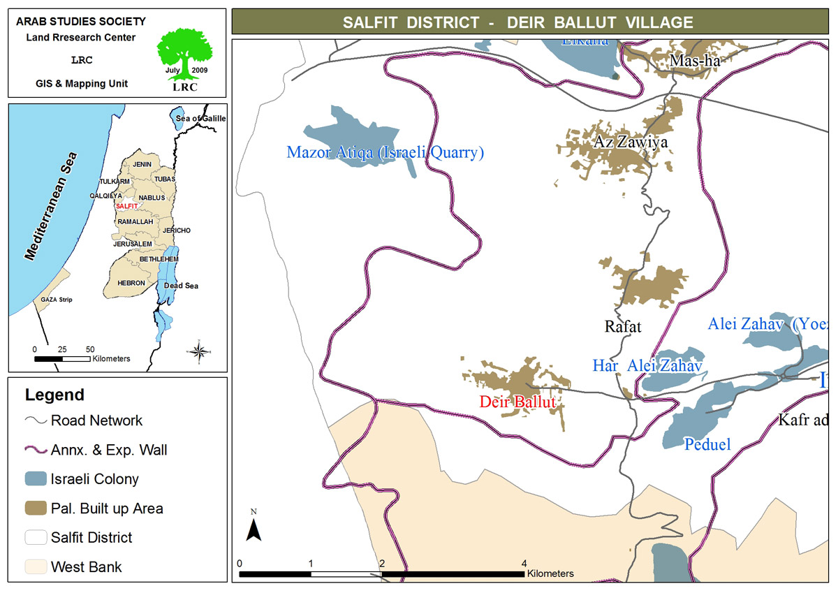 Under the Policy of Forced Displacement... The Occupation and Settlers Force Five Families to Flee in Deir Ballut, Salfit Governorate | LRC