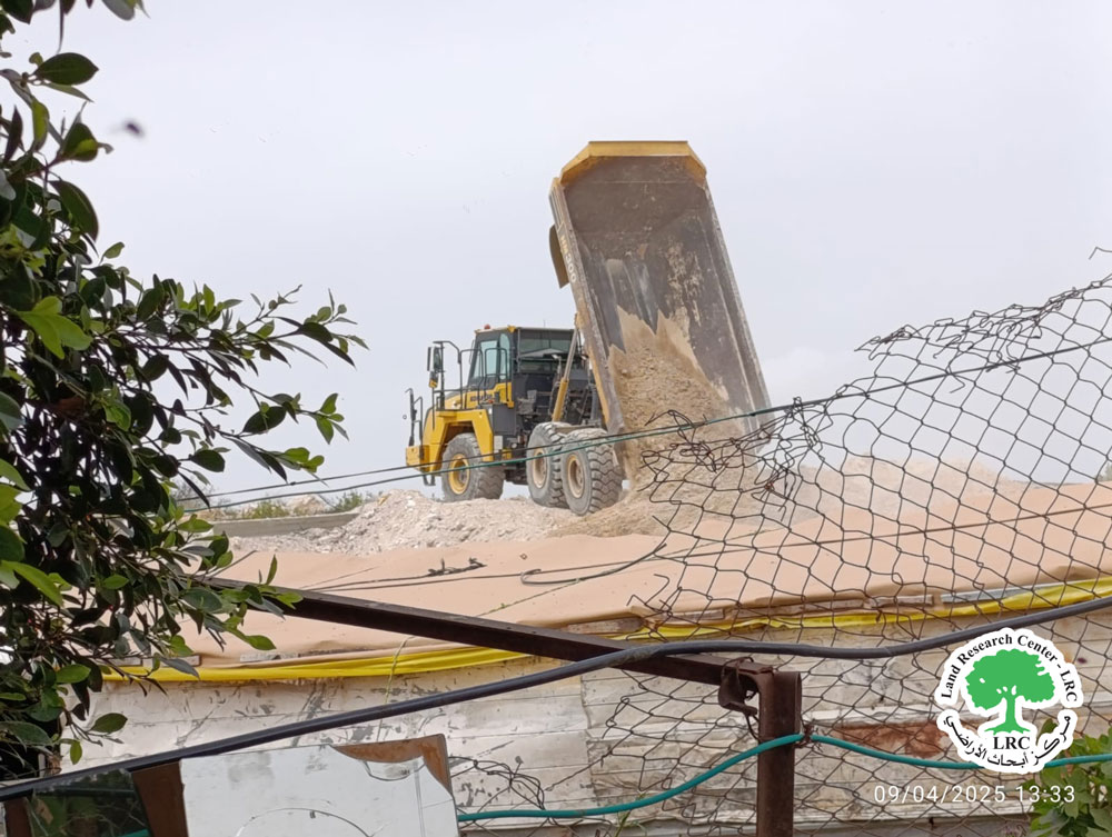 Settlers Ravaged 4 Dunams to Construct a Colonial Road on The Lands of Saffa Village/ Ramallah Governorate | LRC