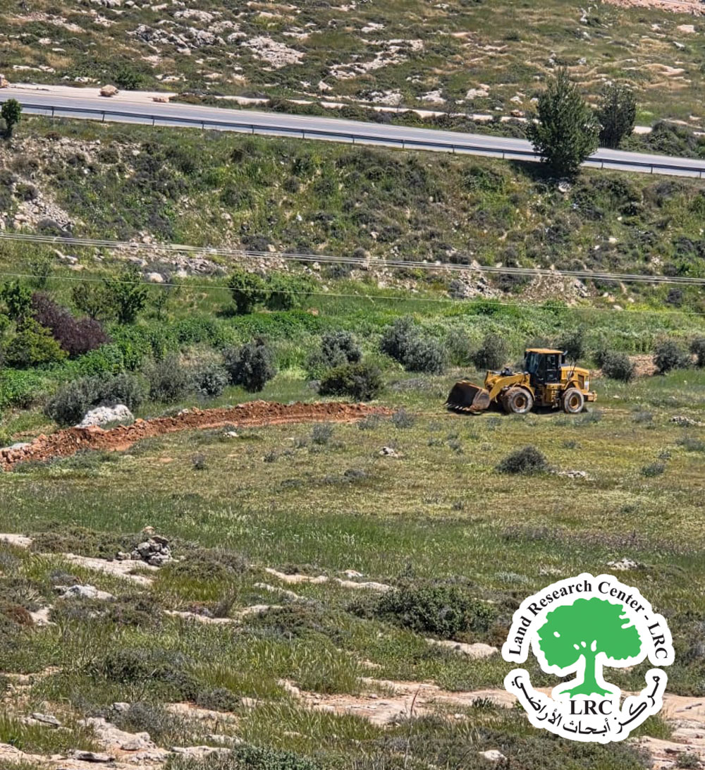 Settlers Open a Colonial Road in the Lands of Rabud Village, South of Hebron | LRC