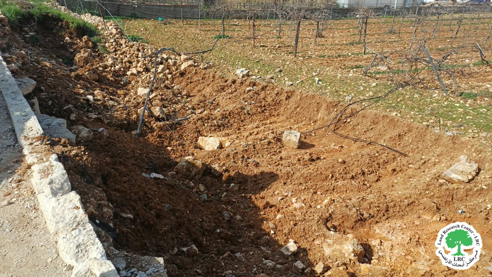 Environmental Targeting of Agricultural Lands: Israeli Occupation Demolishes Agricultural Facility and Water Wells in Beit Ummar Town, North of Hebron | LRC