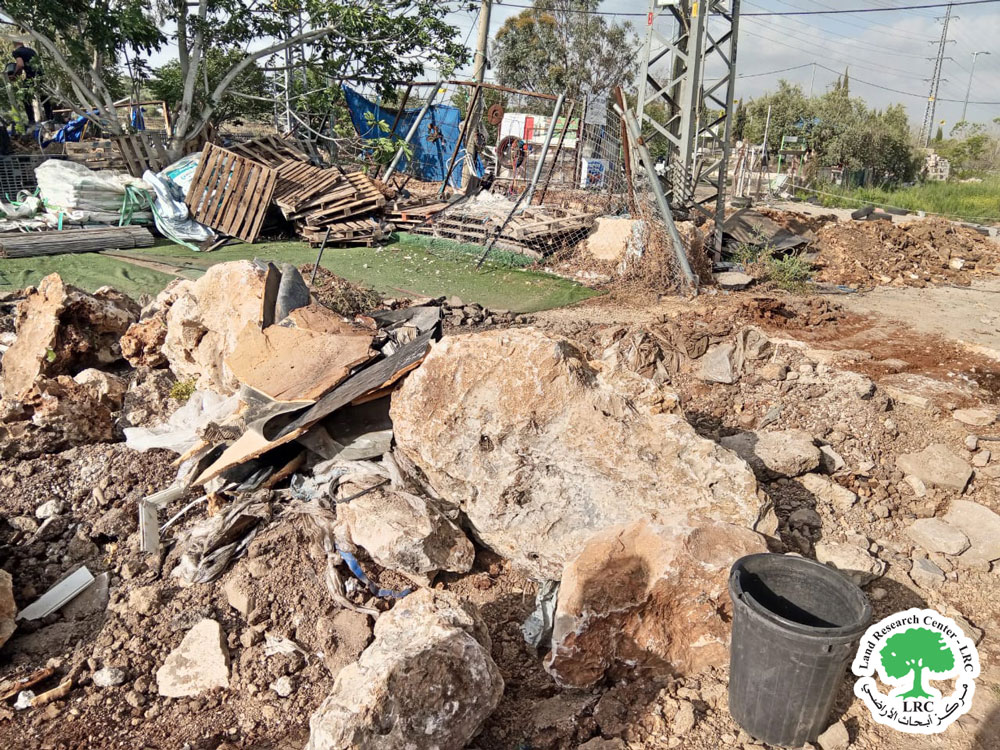 For the Fourth Time: The Occupation Ravages Agricultural Land and Demolishes a Nursery in Kifl Hares/  North Salfit | LRC