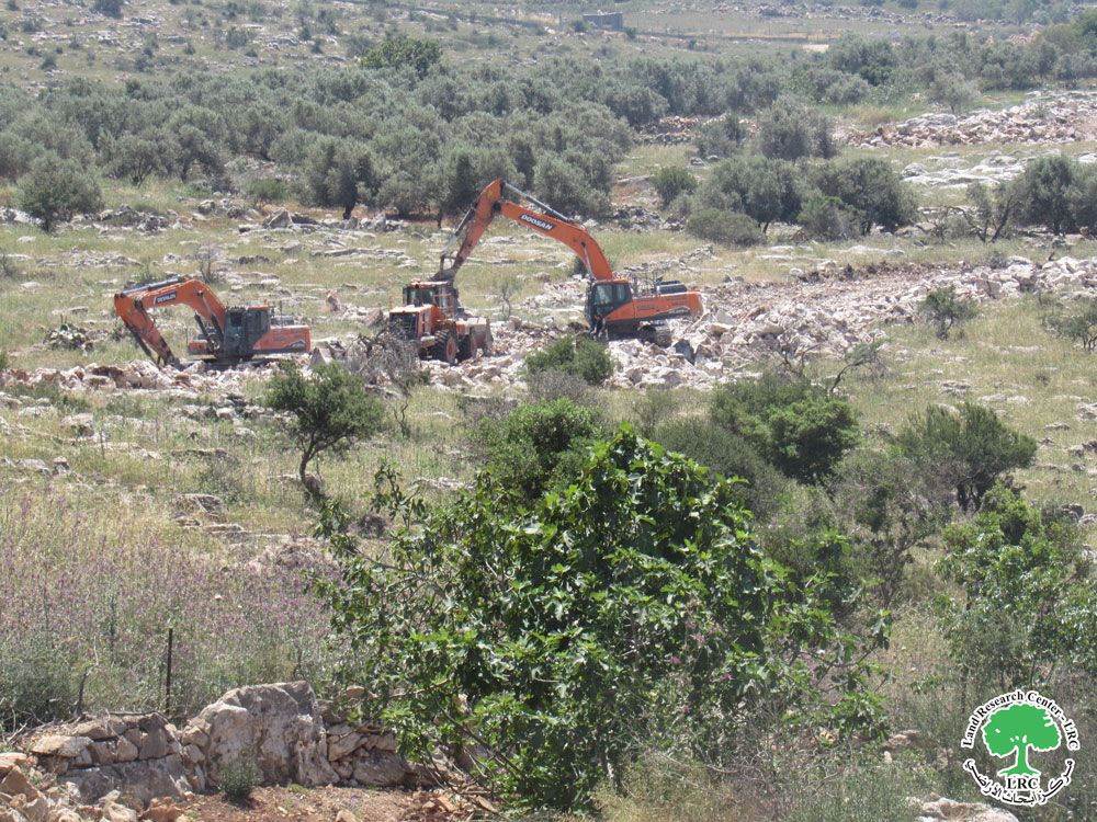 Large-Scale Land Bulldozing to Construct a Colonial Road Targeting Khirbet Al-Suruj on the Lands of Al-‘Araqa Village / Jenin Governorate | LRC